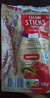 Mängden socker i Salami Sticks Paprika