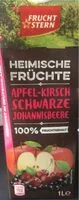 Mängden socker i Heimische Früchte Apfel-Kirsch Schwarze Johannisbeere