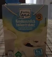 Mängden socker i Kondendsmilch teilentrahmt