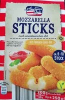 Mängden socker i Mozzarella sticks