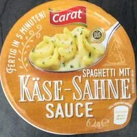 Mängden socker i Spaghetti mit Käse-Sahne-Soße