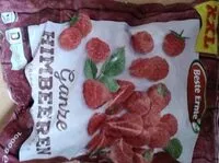 Mängden socker i Ganze Himbeeren erntefrisch tiefgefroren