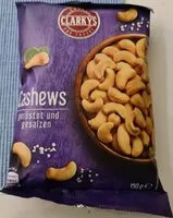 Mängden socker i Cashews geröstet und gedalzen