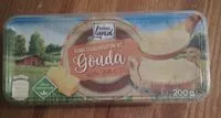 Mängden socker i Schmelzkäsezubereitung mit Gouda