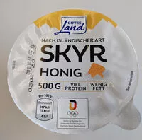 Mängden socker i Skyr Honig
