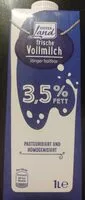 Mängden socker i Frische Vollmilch 3,5%