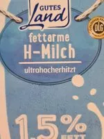 Mängden socker i Fettarme H-Milch 1,5 %