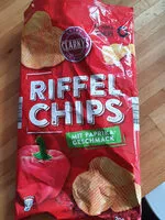 Mängden socker i Chips Paprika geriffelt