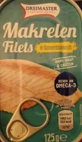 Mängden socker i Makrelenfilets in Sonnenblumenöl