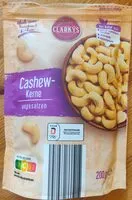 Mängden socker i Cashewkerne ungesalzen