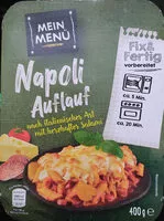 Mängden socker i Napoli Auflauf