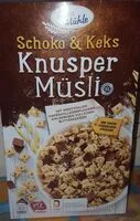 Mängden socker i Schoko und Keks Knuspermüsli