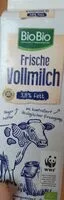Mängden socker i Frische Vollmilch