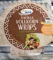 Mängden socker i Tortilla Vollkorn Wraps
