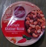 Mängden socker i Scharfe Knabber-Nüsse mit Chili