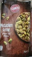 Mängden socker i Pistazienkerne, geröstet und gesalzen
