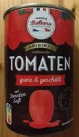 Mängden socker i Tomaten ganz & geschält
