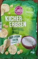 Mängden socker i Kichererbsen Kartoffelsnack Sour Cream Onion Geschmack