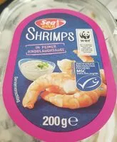 Mängden socker i Shrimps in feiner Knoblauchsauce