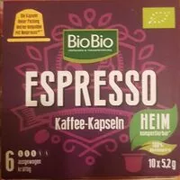 Mängden socker i Espresso Kaffee-Kapseln