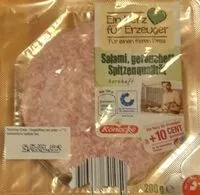 Mängden socker i Salami, geräuchert Spitzenqualität