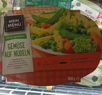 Mängden socker i Gemüse auf Nudeln