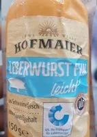 Mängden socker i Leberwurst fein leicht