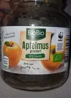 Mängden socker i Apfelmus gezuckert