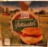 Mängden socker i Schmelzkäsescheiben Holländer Art