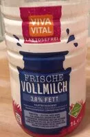 Mängden socker i Frische Vollmilch 3,8 % Laktosefrei