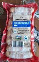 Mängden socker i Berner Würstchen