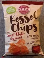 Mängden socker i Kessel Chips Sweet-Chili Geschmack