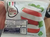Mängden socker i Mozzarella Leicht