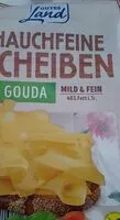 Mängden socker i Hauchfeine Scheiben  Gouda