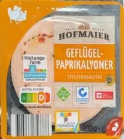 Mängden socker i Geflügel-Paprikalyoner