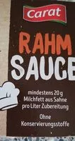 Mängden socker i Carat Rahmsosse