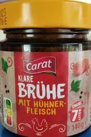 Mängden socker i Klare Brühe mit Hühnerfleisch