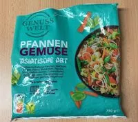 Mängden socker i Genuss Welt - Pfannen Genüse Asiatische Art