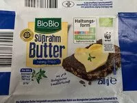 Mängden socker i Süßrahm Butter