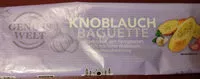 Mängden socker i Knoblauchbaguette