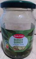Mängden socker i Burger Gurken