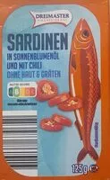 Mängden socker i Sardinen in Sonnenblumenöl mit Chili