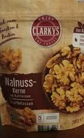 Mängden socker i walnusskerne