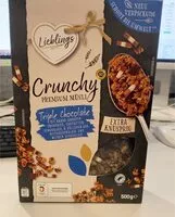 Mängden socker i Crunchy Premium-Müsli - Triple Chocolate