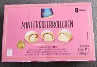 Mängden socker i Mini Erdbeerröllchen