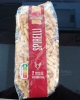 Mängden socker i Spirelli