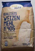 Mängden socker i Qualitäts Weizenmehl Type 405