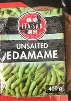 Mängden socker i Unsalted edamame