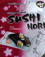 Mängden socker i Sushi Nori Blätter