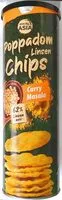 Mängden socker i Poppadom lentil chips